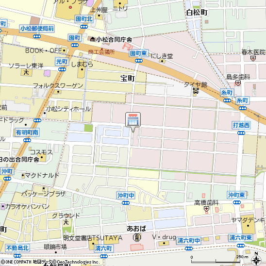小松ガス株式会社付近の地図